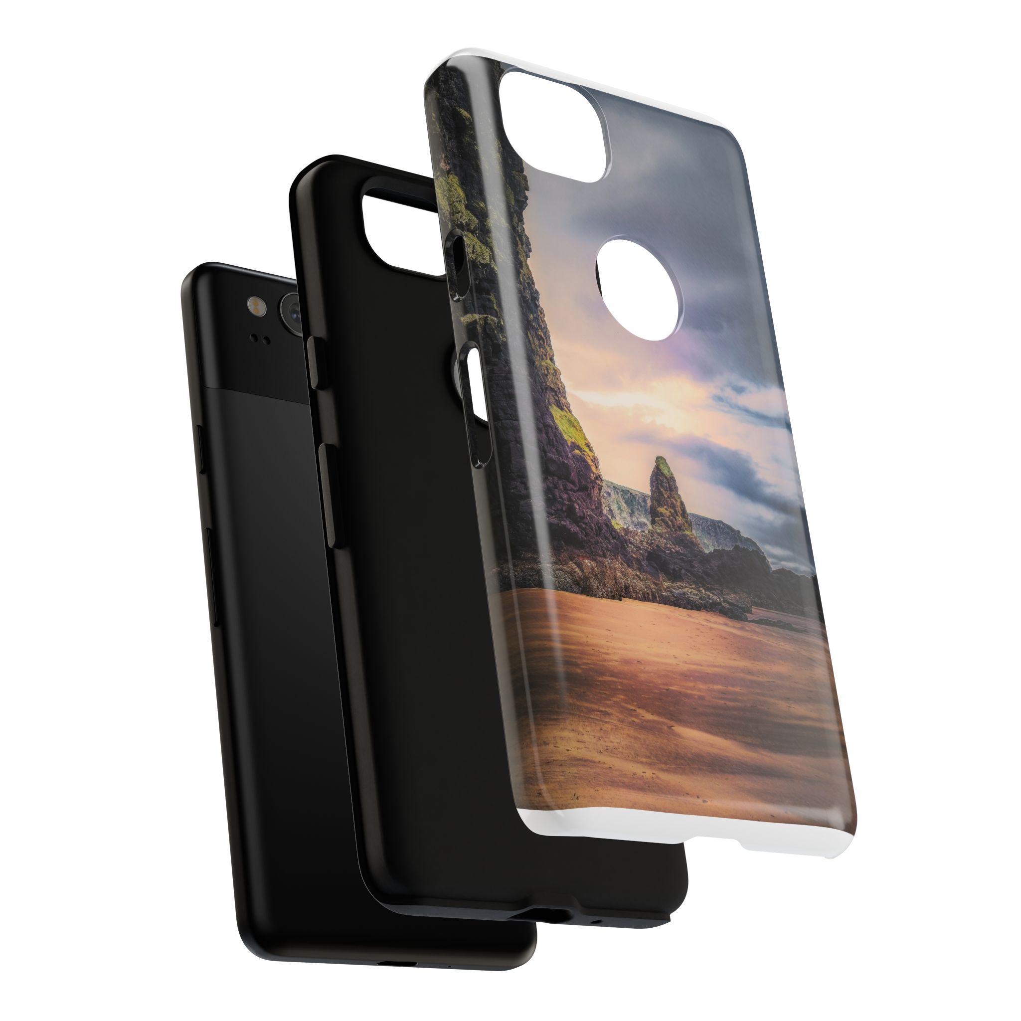 Mystic Cliff Tough Cases - Scandinavian-Modern Coastal Twilight - Image 173