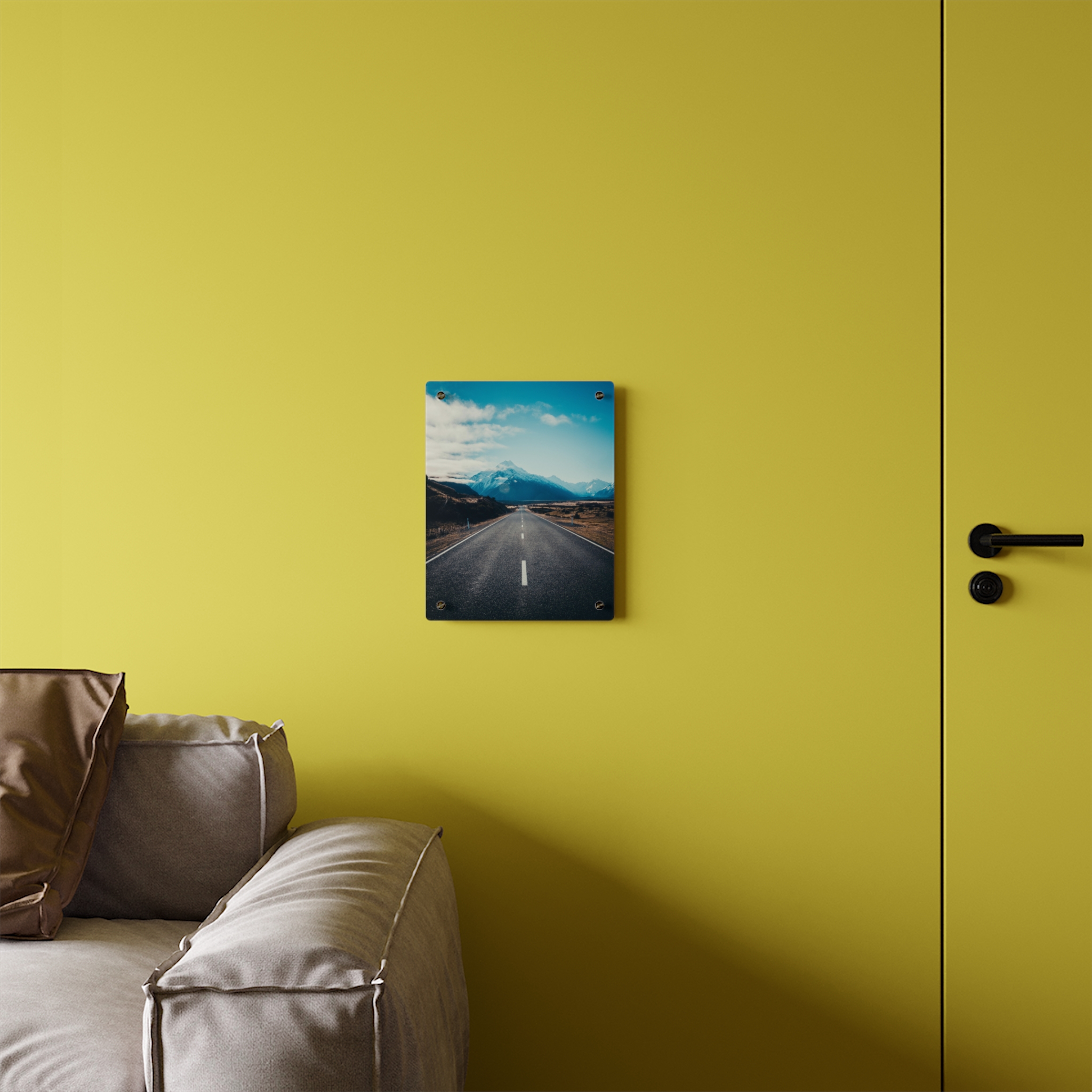 Alpine Horizon Acrylic Wall Art - Cinematic-Vista Roadscape - Image 12