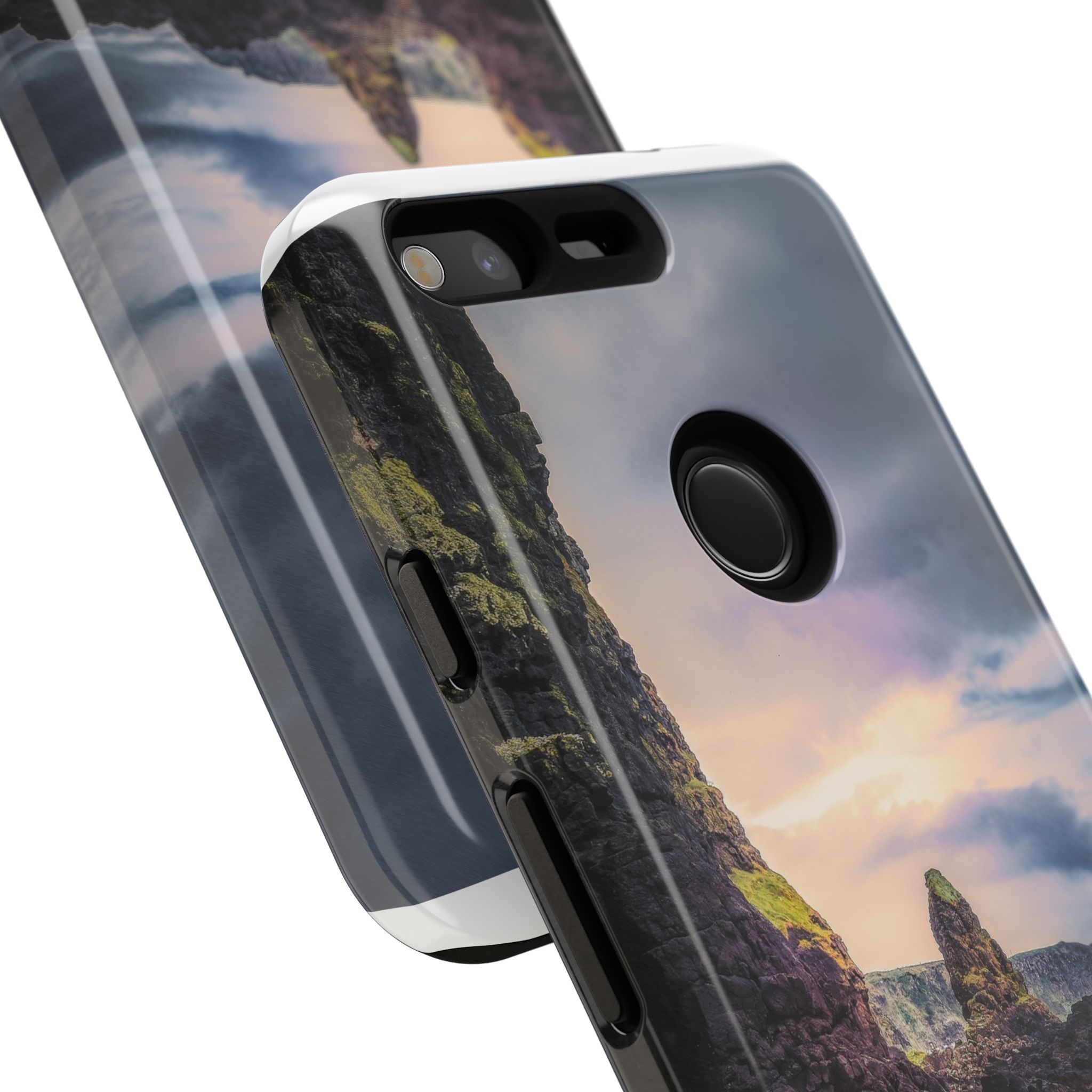 Mystic Cliff Tough Cases - Scandinavian-Modern Coastal Twilight - Image 232