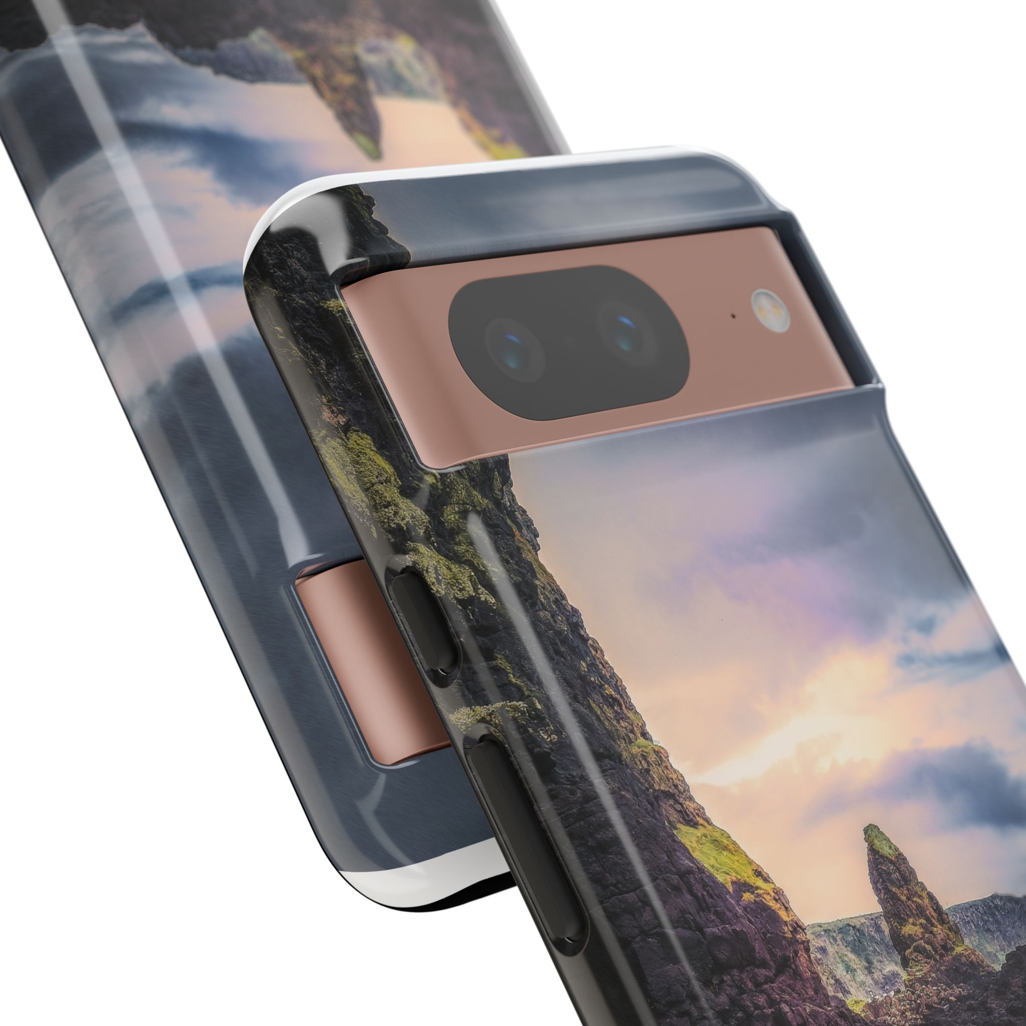 Mystic Cliff Tough Cases - Scandinavian-Modern Coastal Twilight - Image 114