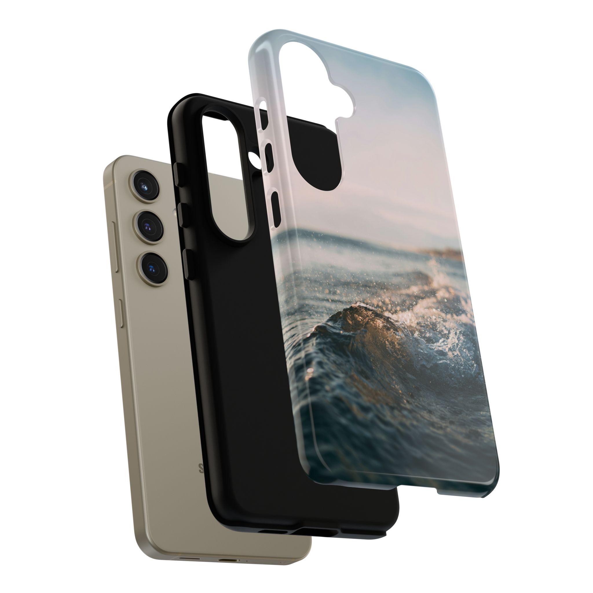 Coastal Wave Tough Cases - Scandinavian-Seaside Serenity - Image 84