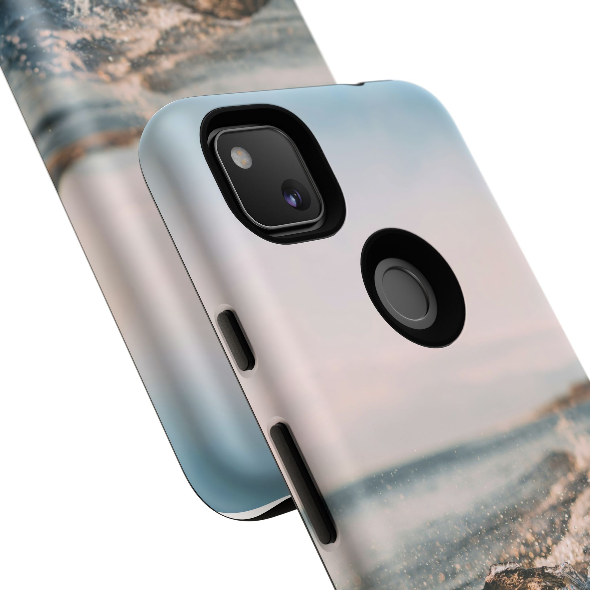 Coastal Wave Tough Cases - Scandinavian-Seaside Serenity - Image 223