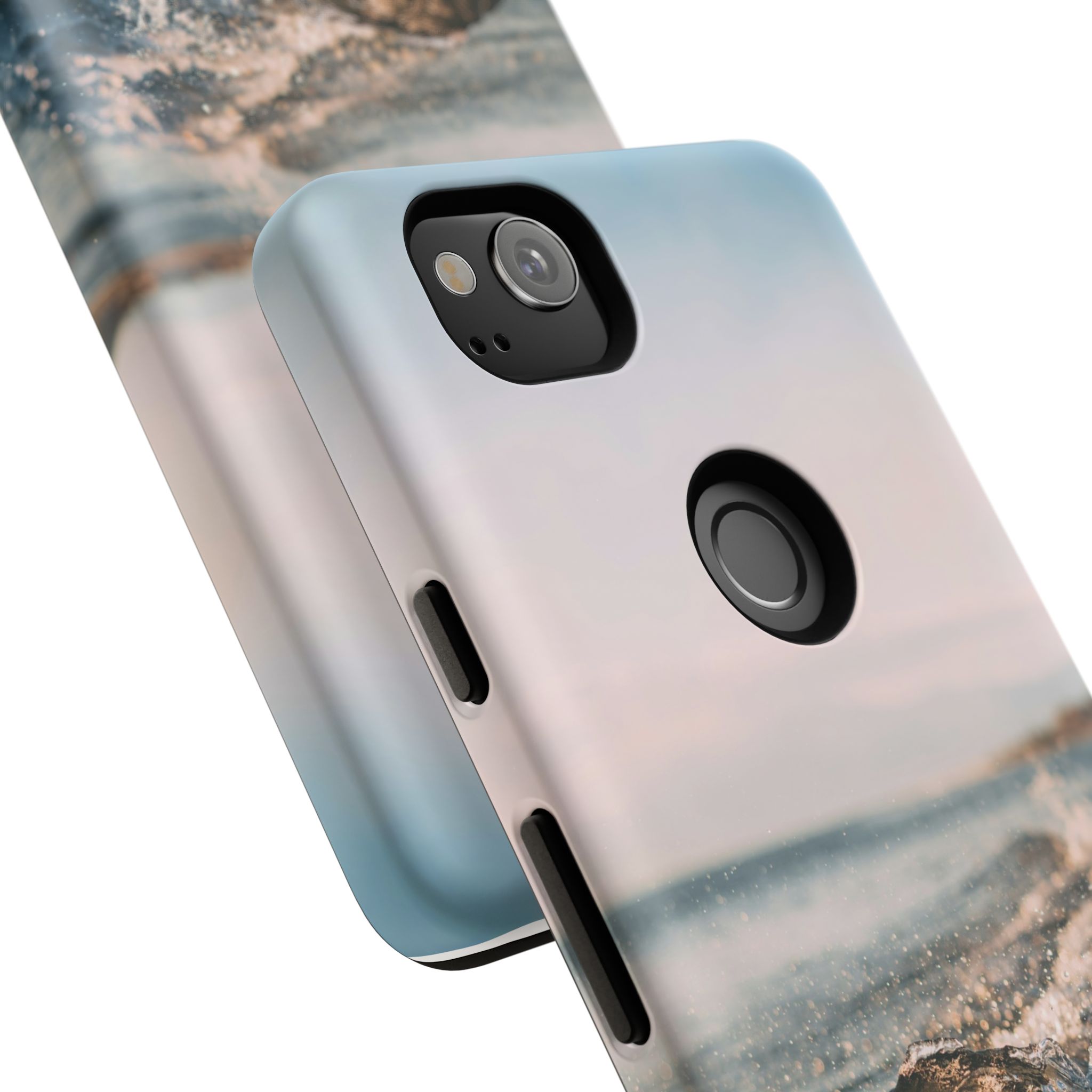 Coastal Wave Tough Cases - Scandinavian-Seaside Serenity - Image 175