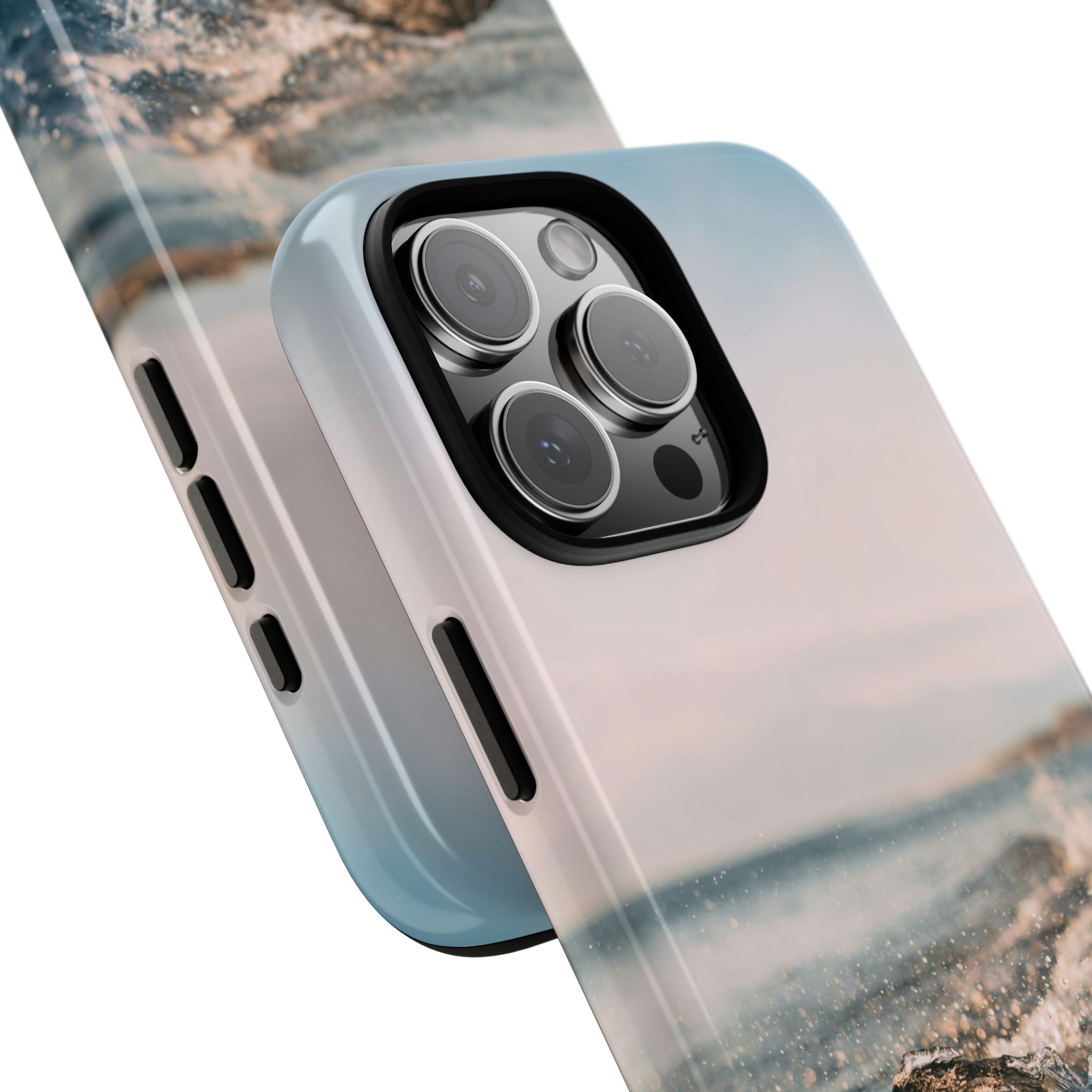 Coastal Wave Tough Cases - Scandinavian-Seaside Serenity - Image 146