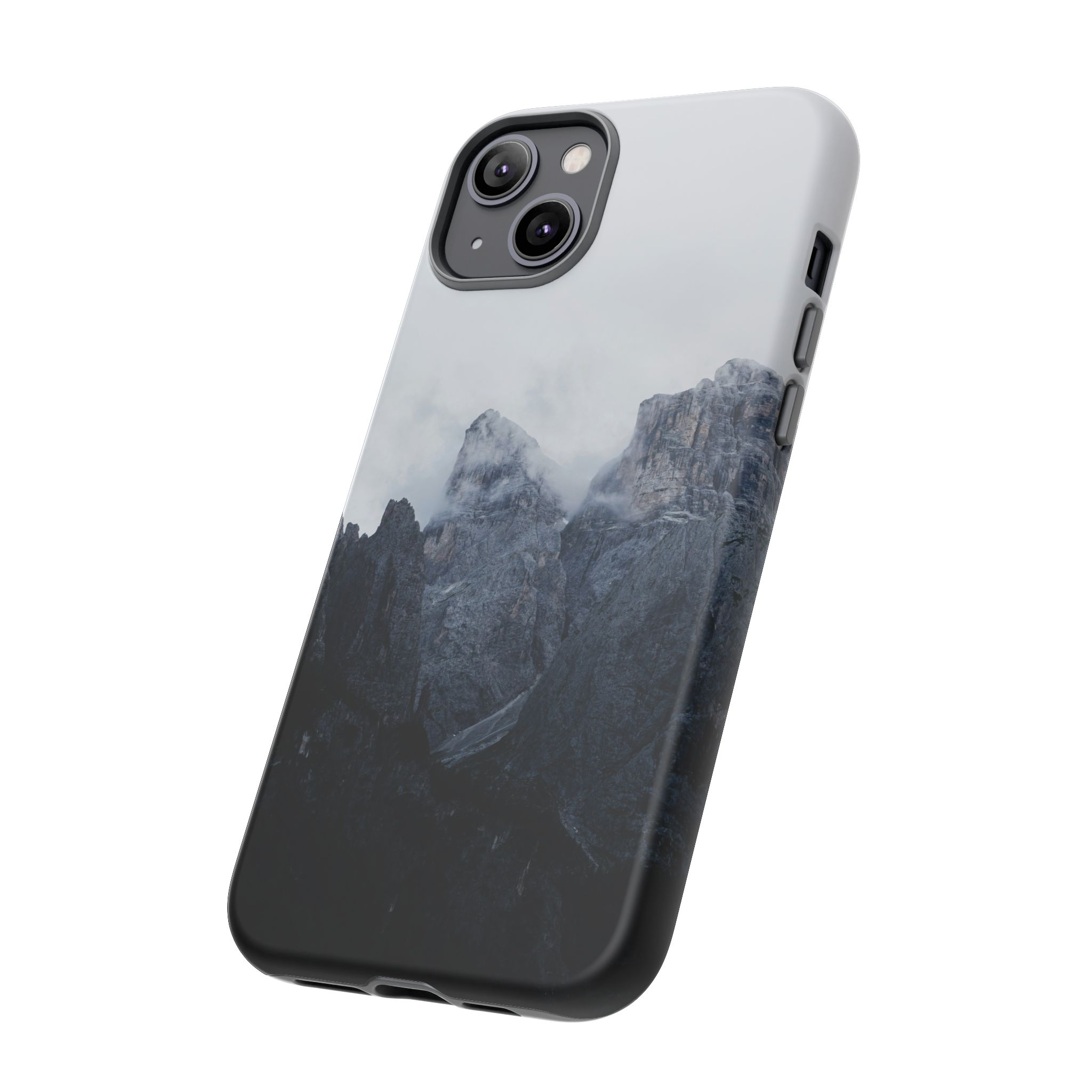 Mistbound Peaks Tough Cases - Scandinavian-Midnight Mountainscape - Image 6