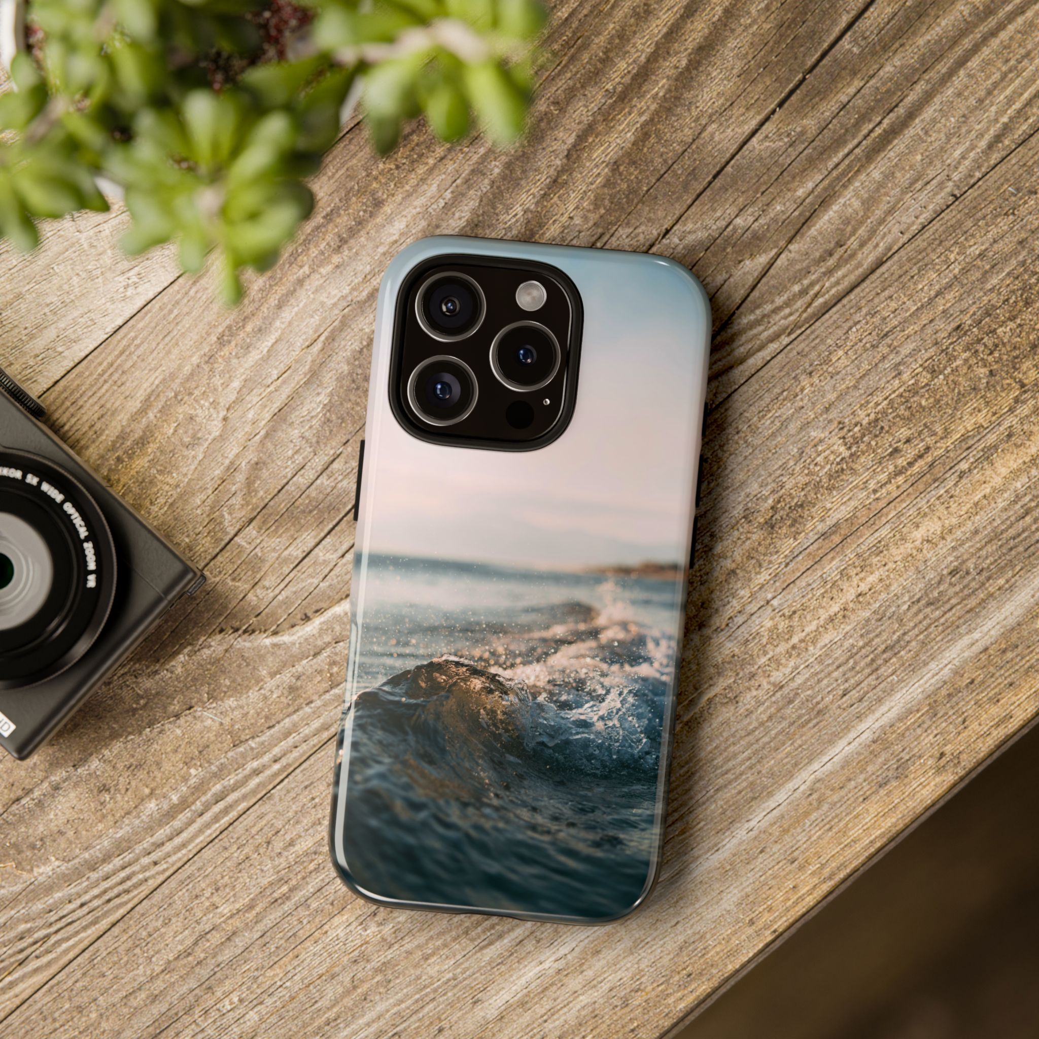 Coastal Wave Tough Cases - Scandinavian-Seaside Serenity - Image 140