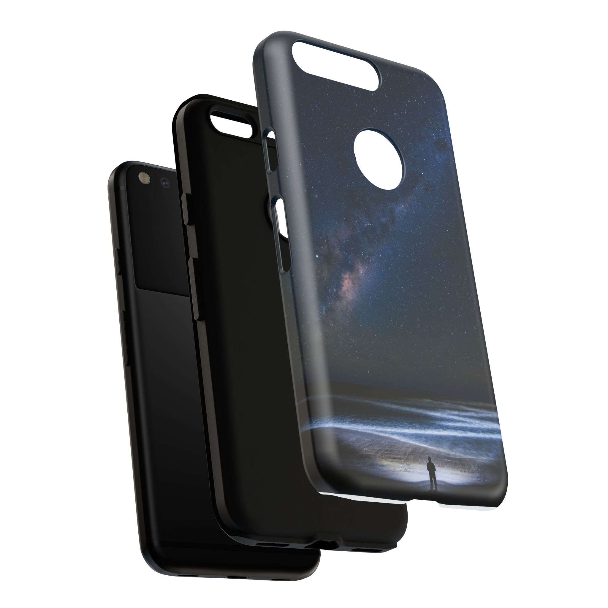 Cosmic Ocean Tough Cases - Starry-Night Horizon Glow - Image 236