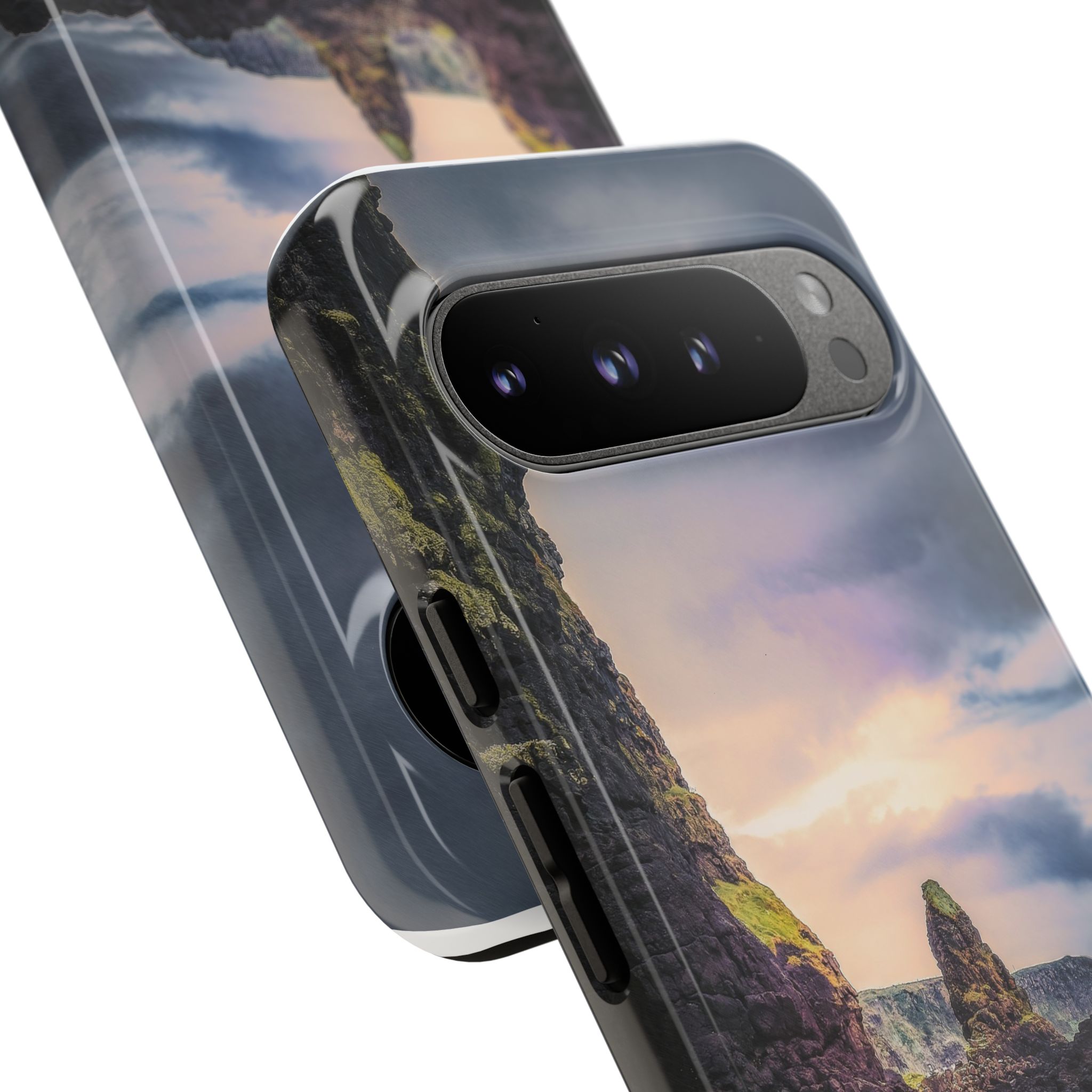 Mystic Cliff Tough Cases - Scandinavian-Modern Coastal Twilight - Image 166