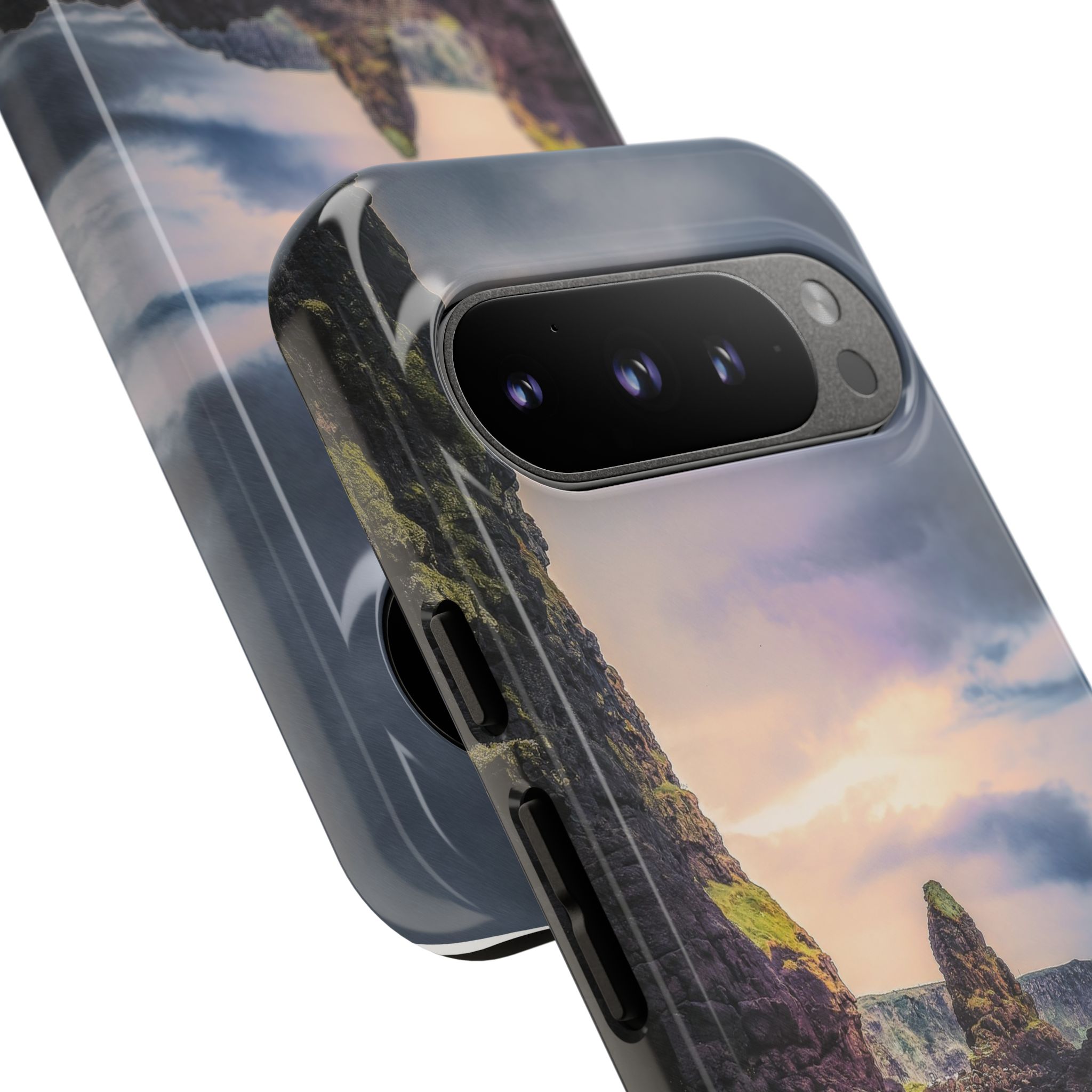 Mystic Cliff Tough Cases - Scandinavian-Modern Coastal Twilight - Image 160