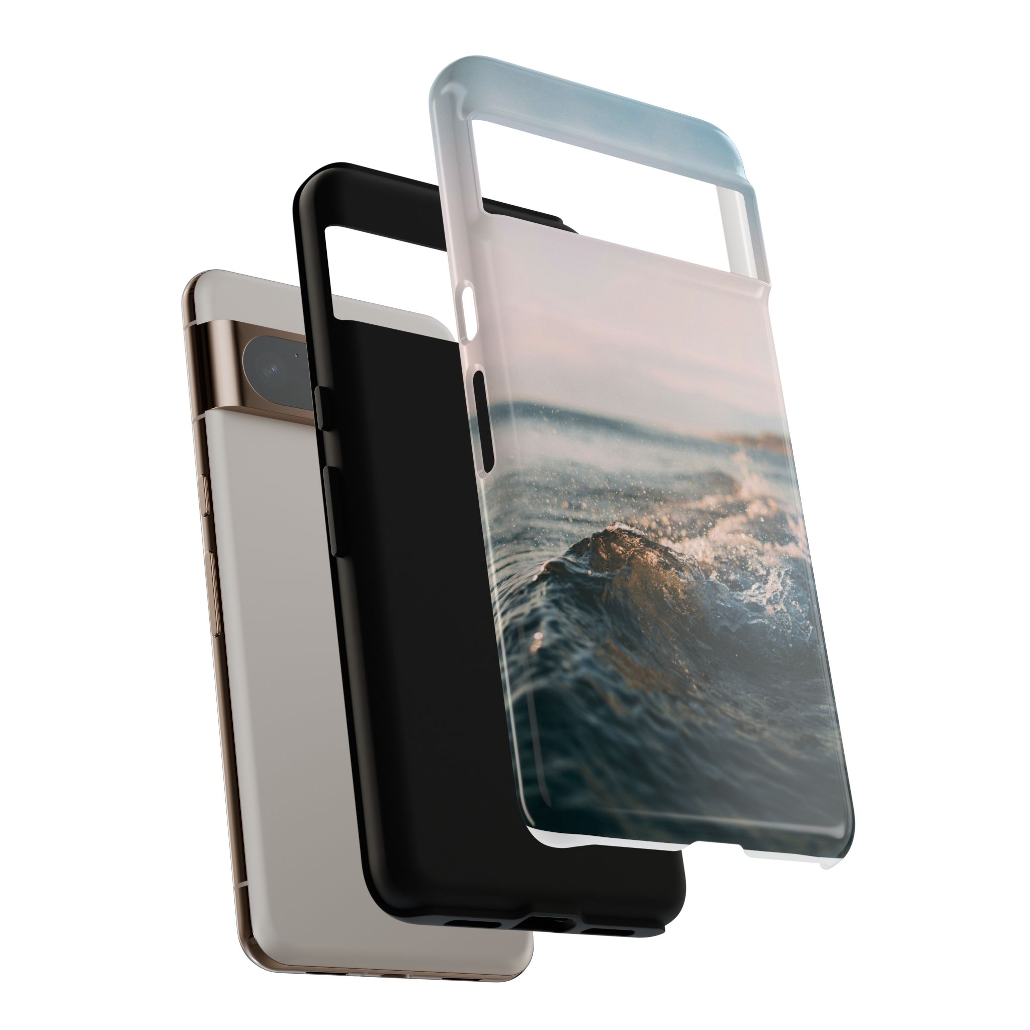 Coastal Wave Tough Cases - Scandinavian-Seaside Serenity - Image 108